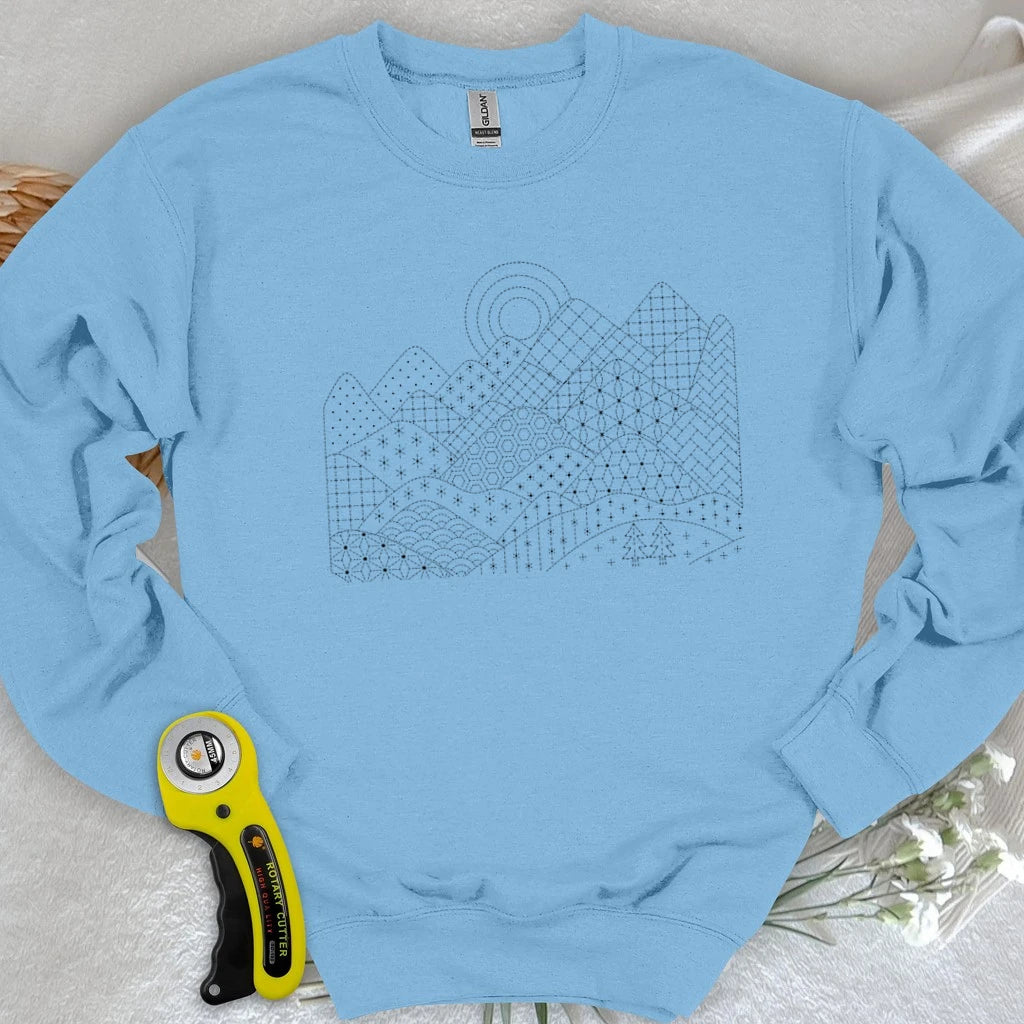 Sashiko Moutain Sweatshirt