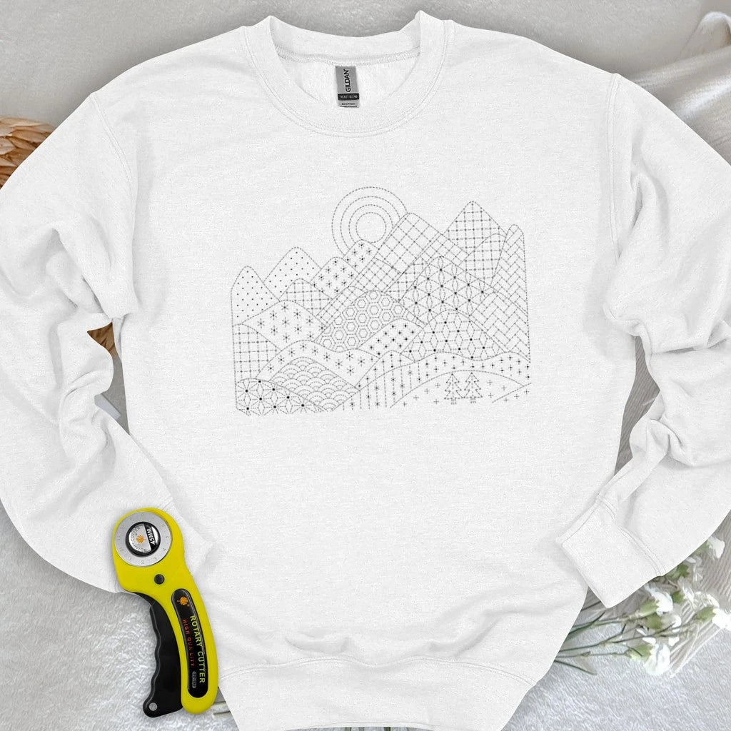 Sashiko Moutain Sweatshirt