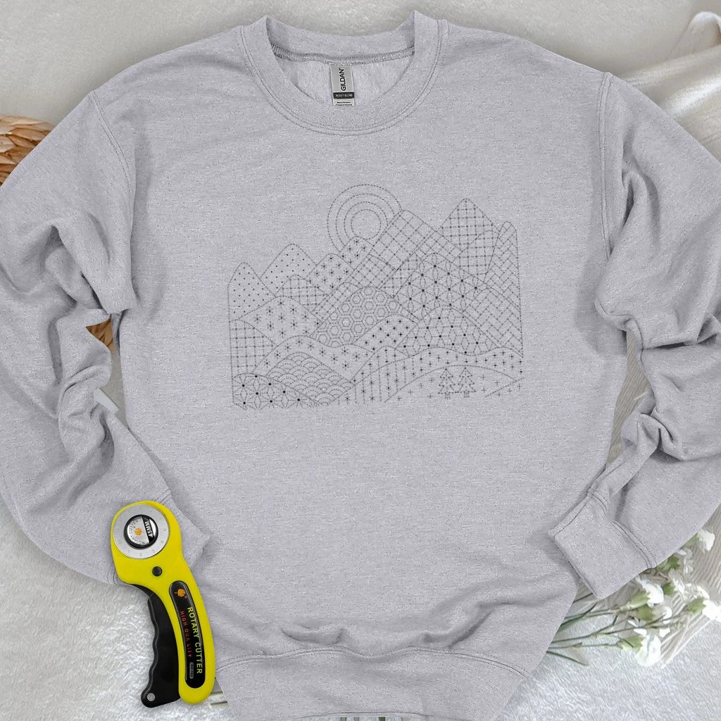 Sashiko Moutain Sweatshirt