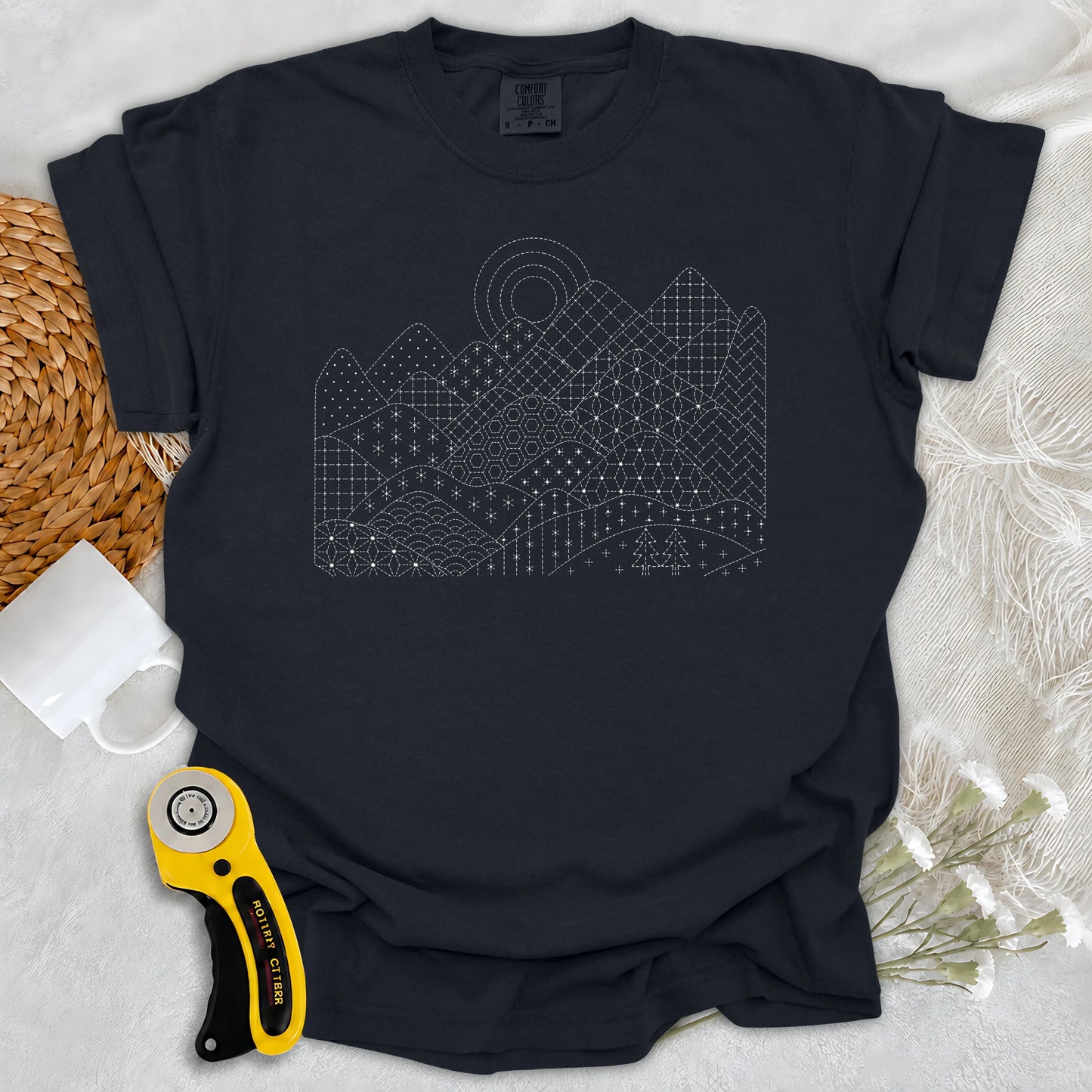 Comfort Colors Sashiko Moutain T-shirt
