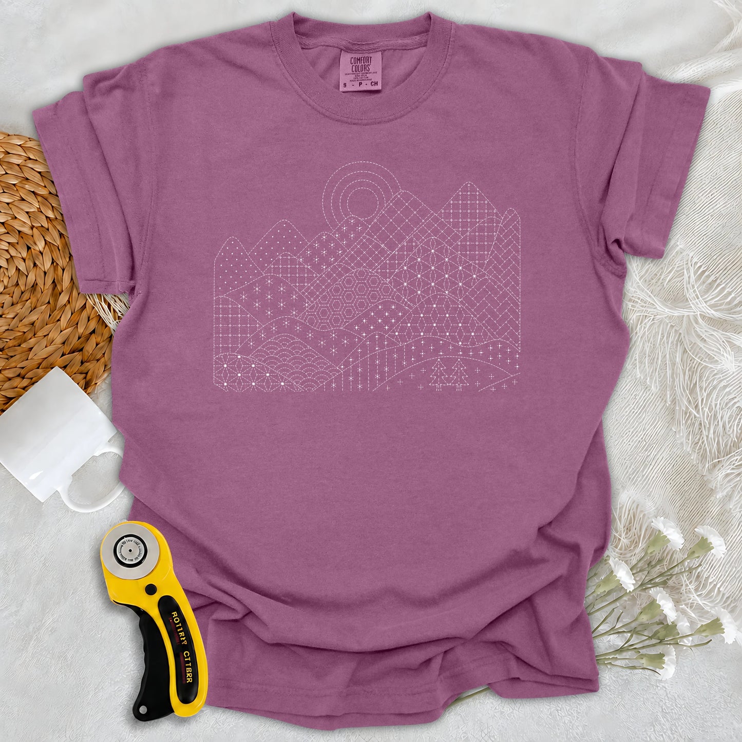 Comfort Colors Sashiko Moutain T-shirt