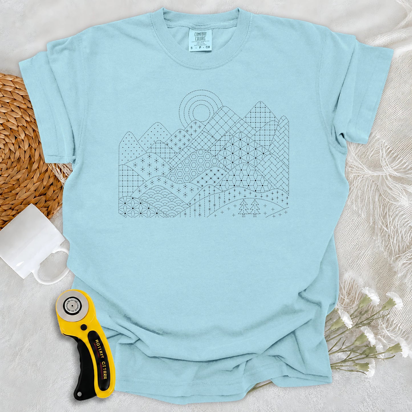 Comfort Colors Sashiko Moutain T-shirt