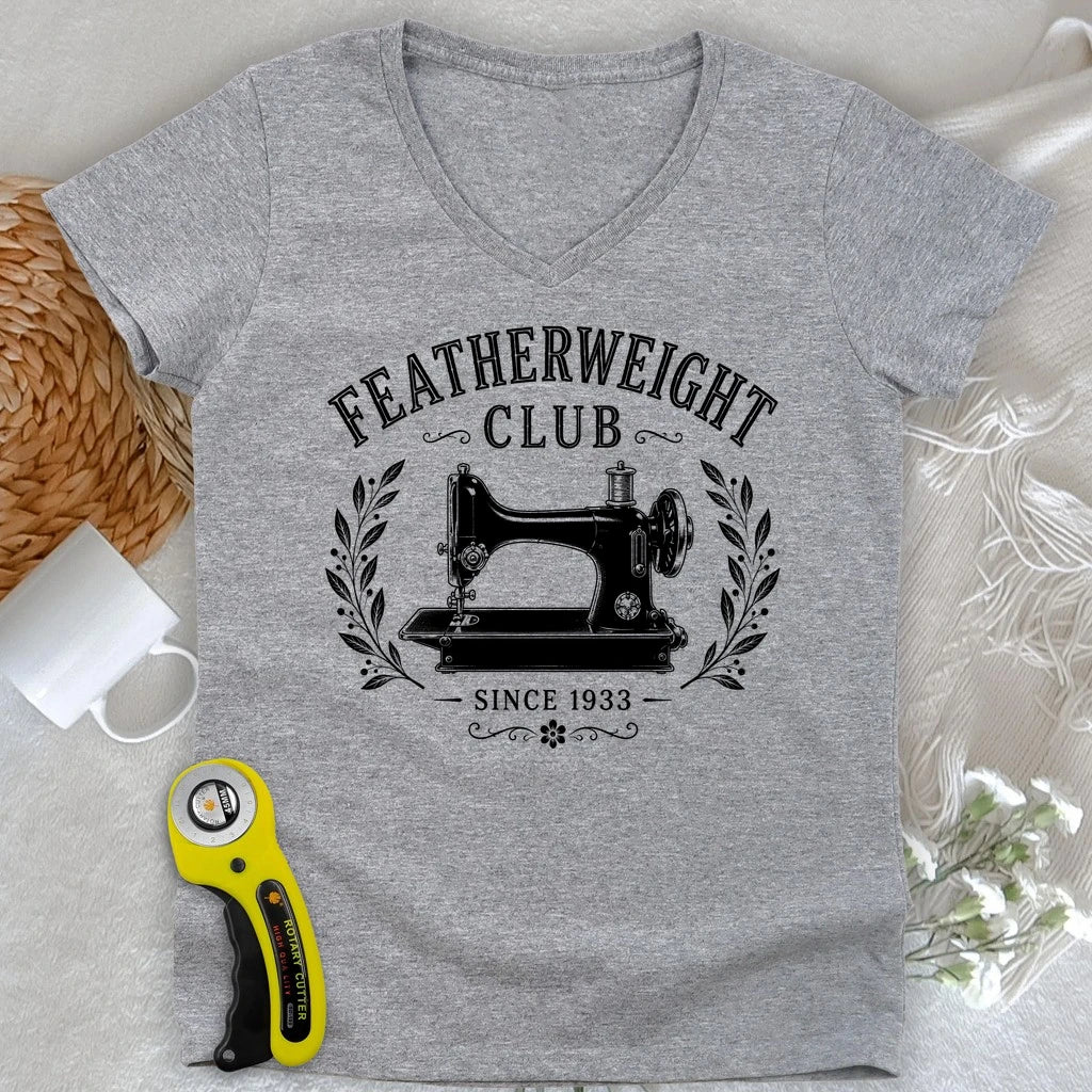 Featherweight Club Lady V-neck