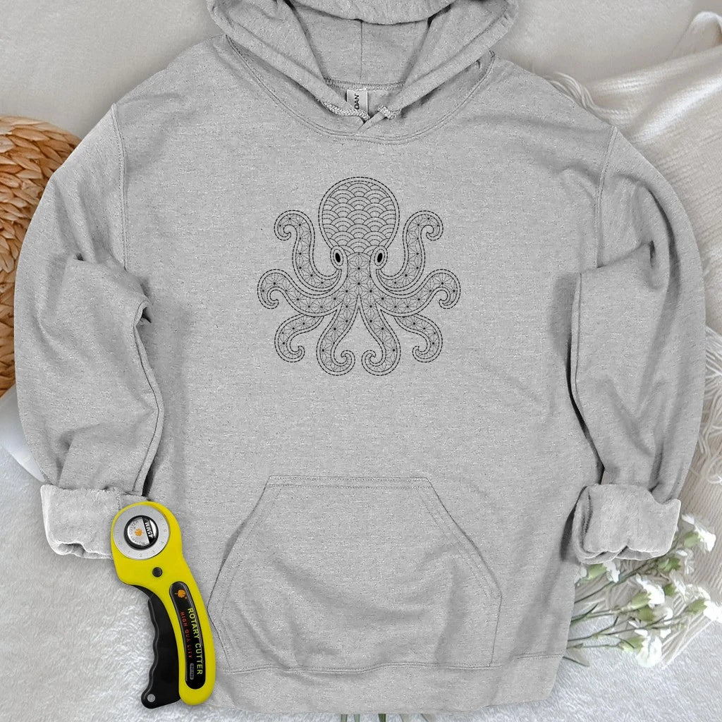Sashiko Octopus Hoodie