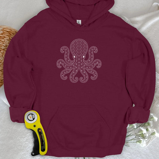 Sashiko Octopus Hoodie