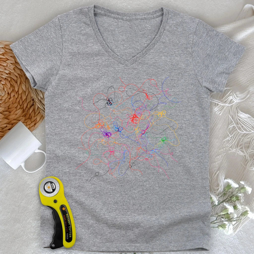 Stray Threads Lady V-neck
