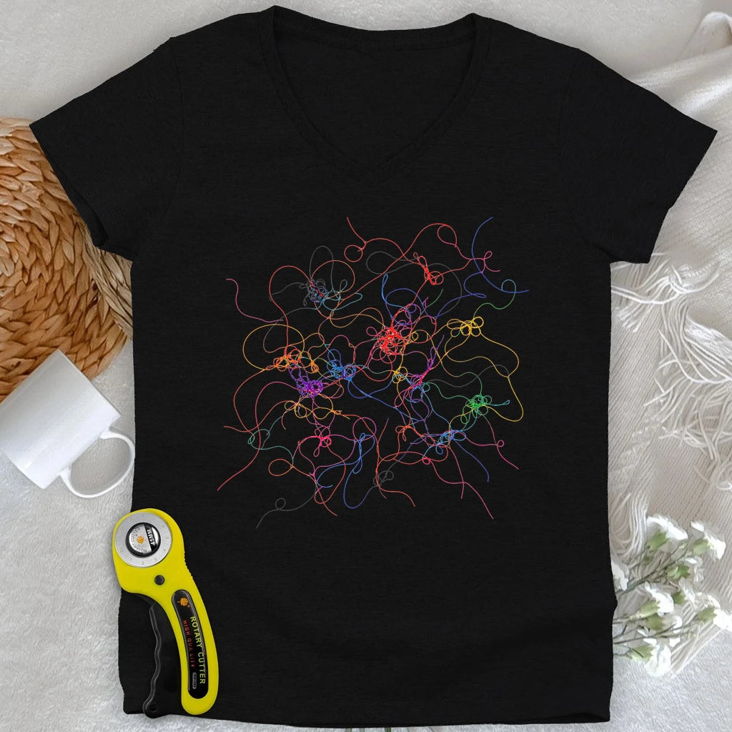 Stray Threads Lady V-neck
