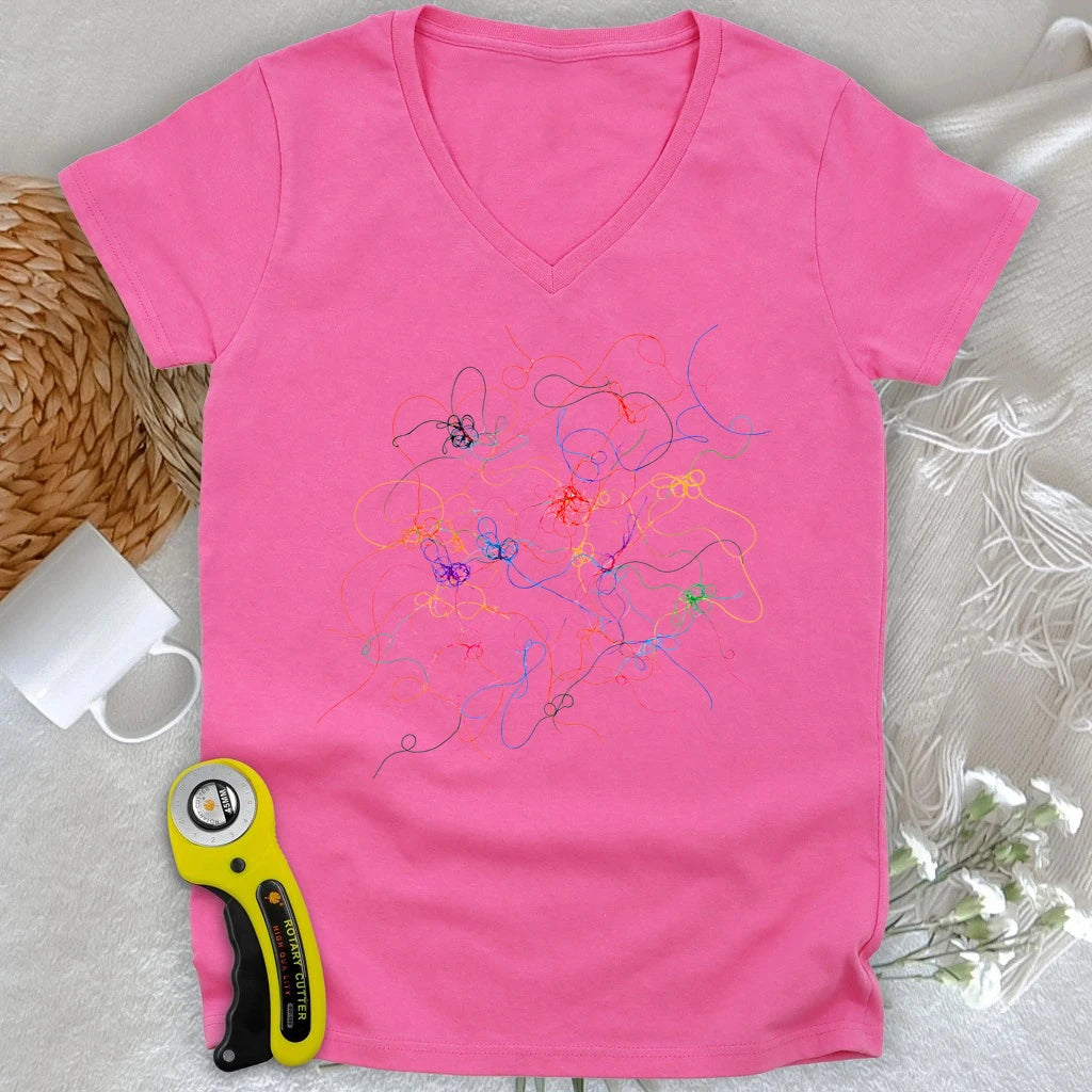 Stray Threads Lady V-neck