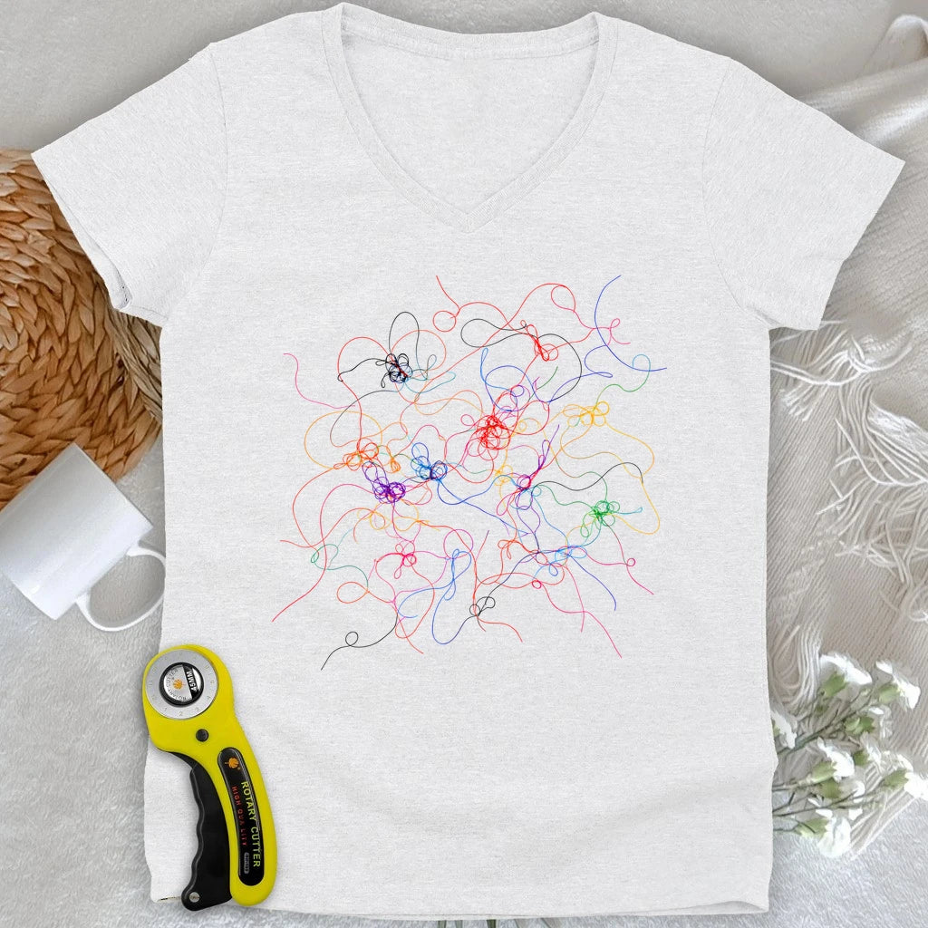 Stray Threads Lady V-neck