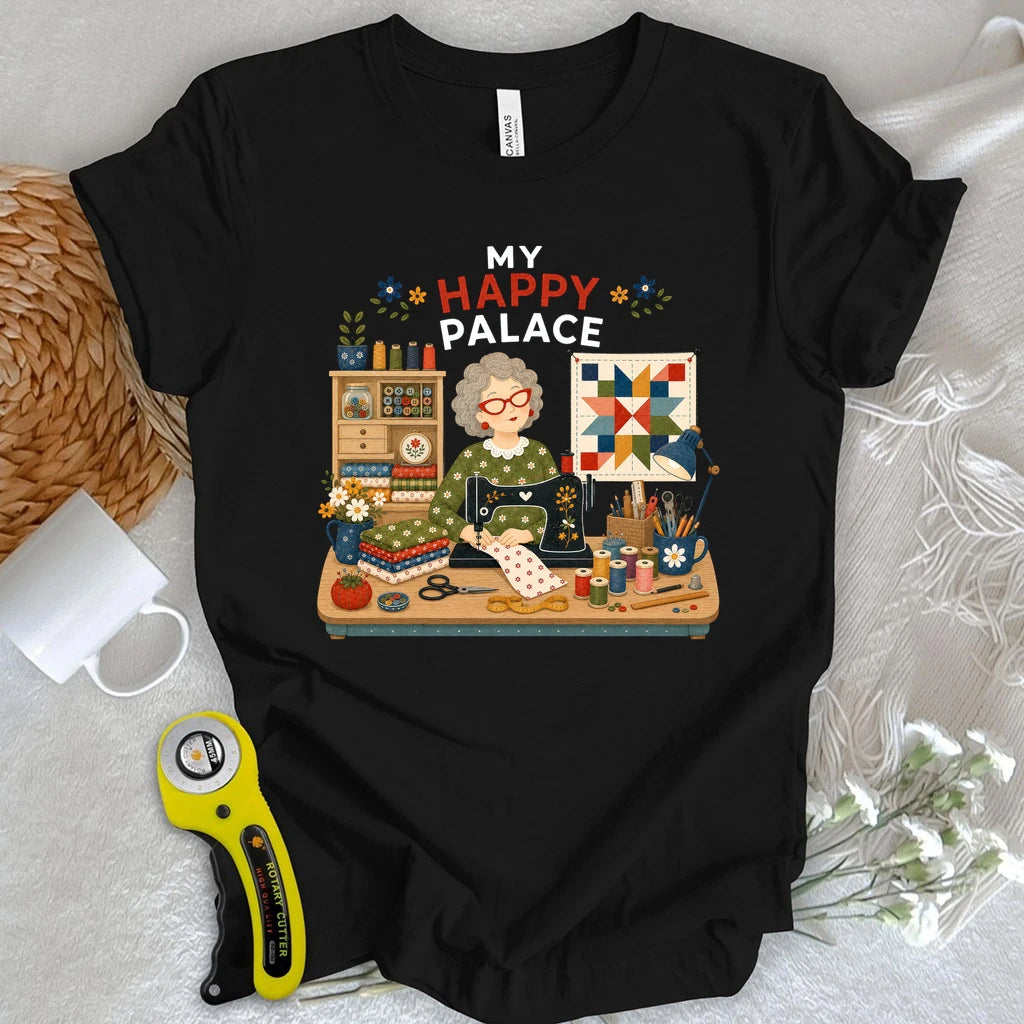 My Happy Place Sewing T-shirt