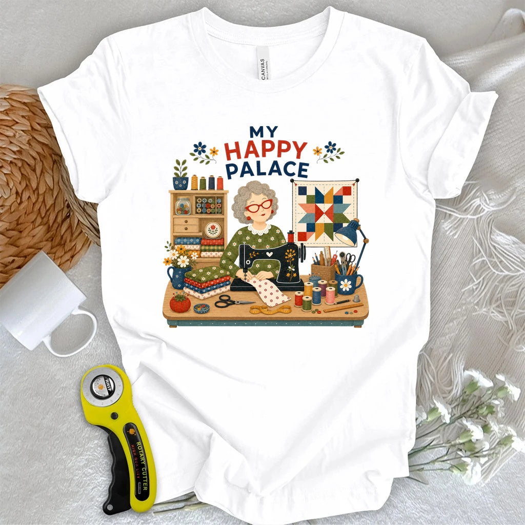My Happy Place Sewing T-shirt