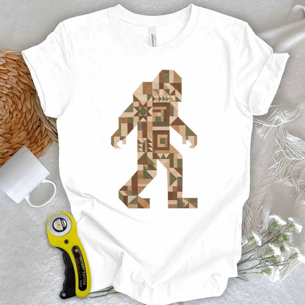 Patchwork Bigfoot T-shirt
