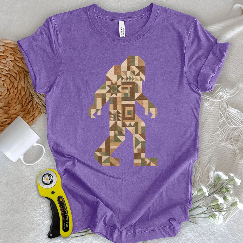 Patchwork Bigfoot T-shirt