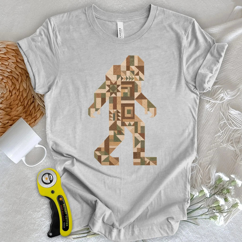 Patchwork Bigfoot T-shirt