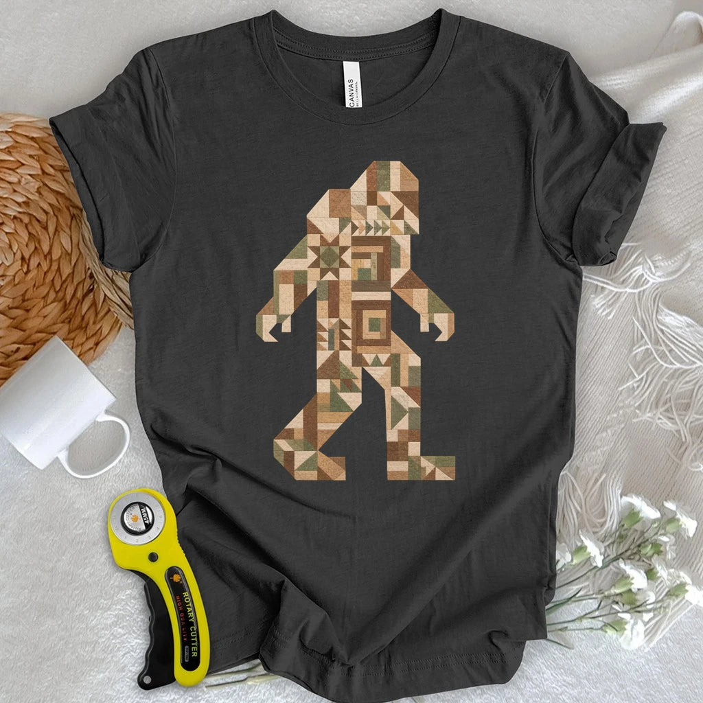 Patchwork Bigfoot T-shirt