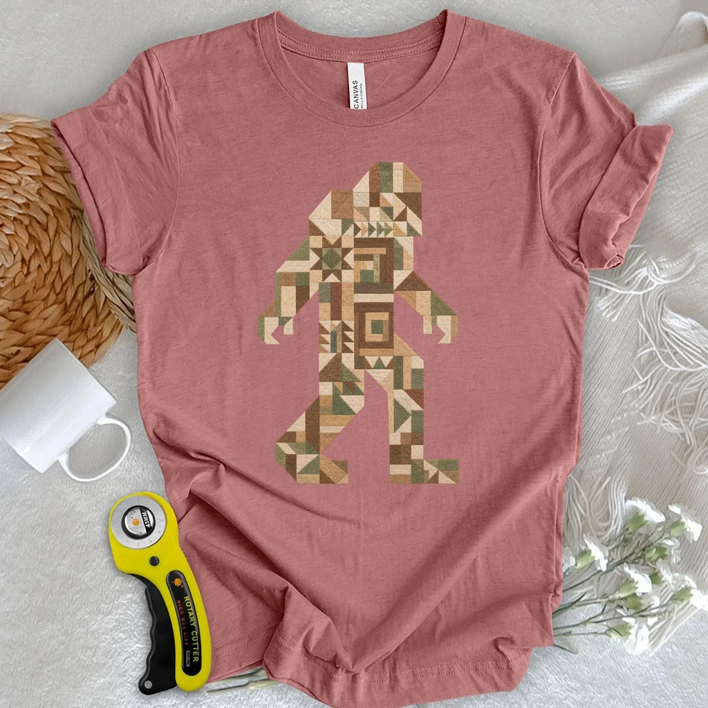 Patchwork Bigfoot T-shirt