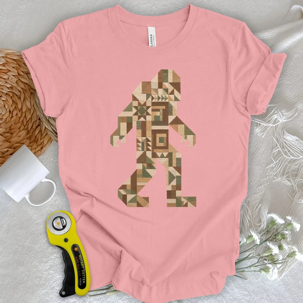 Patchwork Bigfoot T-shirt
