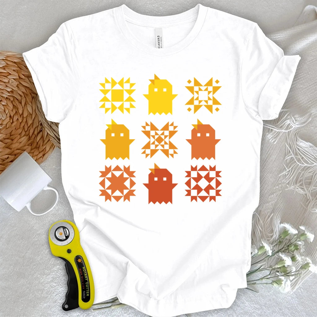 Spooky Halloween Quilting T-shirt
