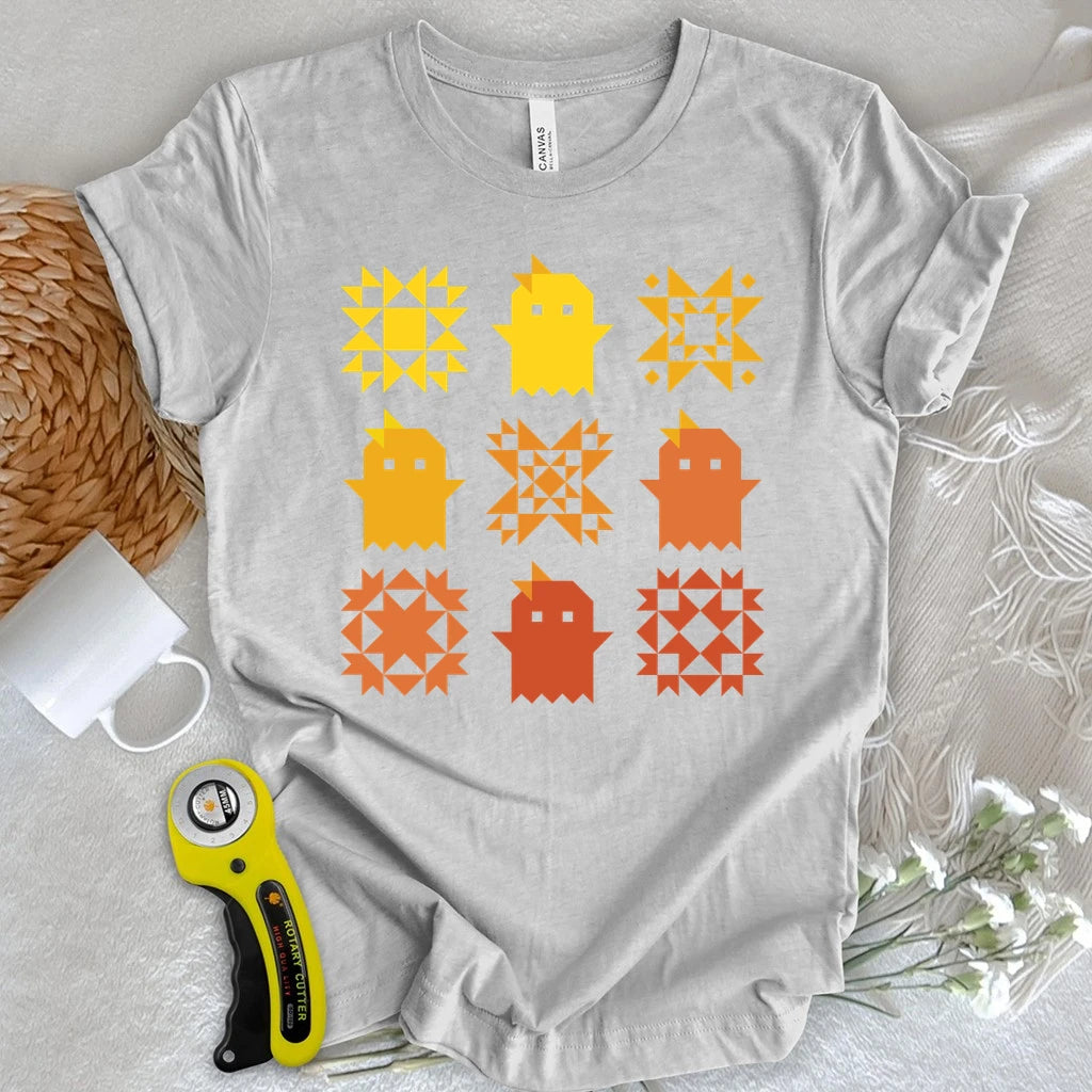 Spooky Halloween Quilting T-shirt