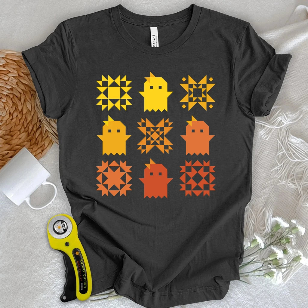 Spooky Halloween Quilting T-shirt