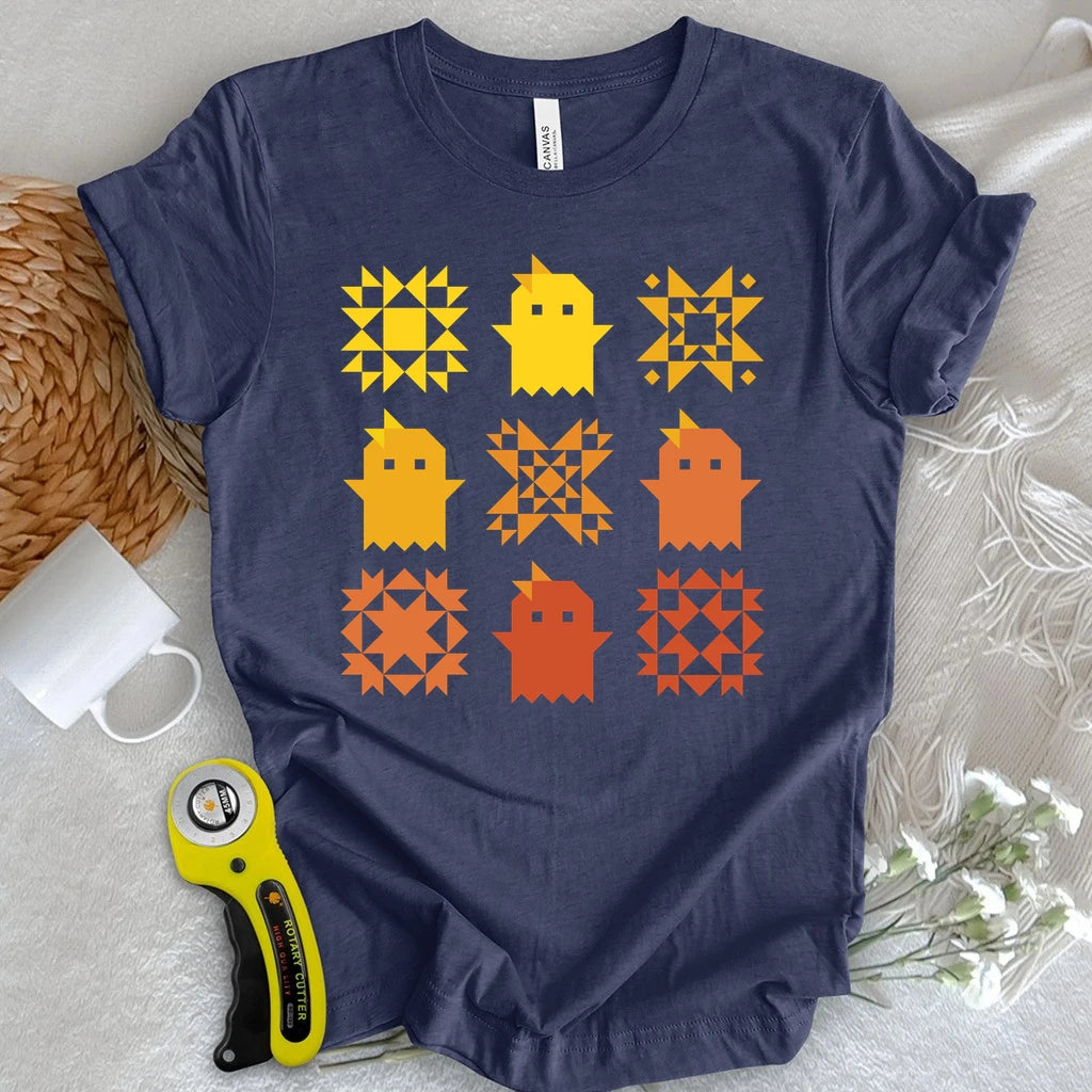 Spooky Halloween Quilting T-shirt