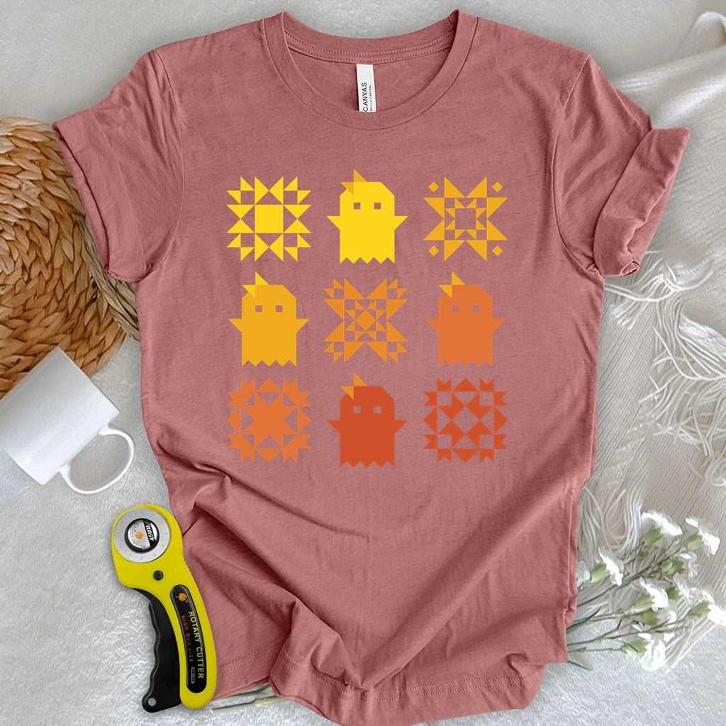 Spooky Halloween Quilting T-shirt