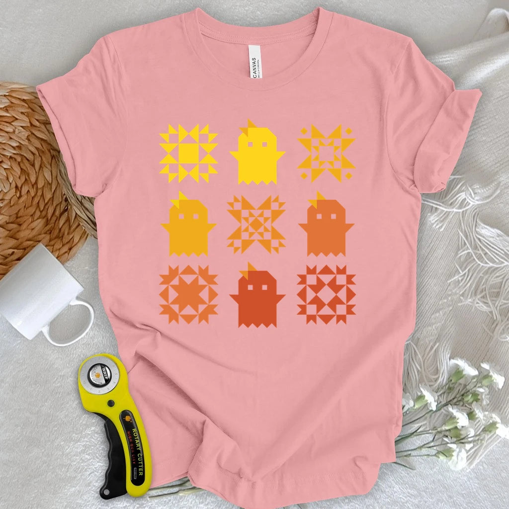 Spooky Halloween Quilting T-shirt