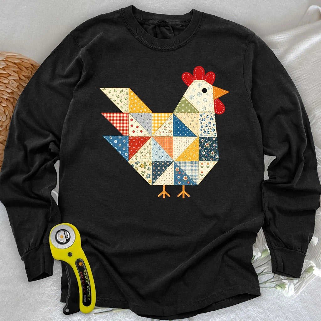 The Patchwork Hen Long Sleeve T-shirt