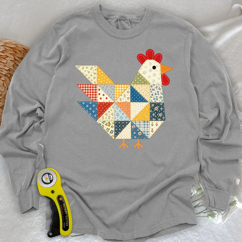 The Patchwork Hen Long Sleeve T-shirt