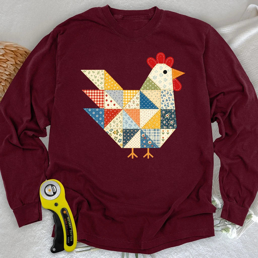 The Patchwork Hen Long Sleeve T-shirt