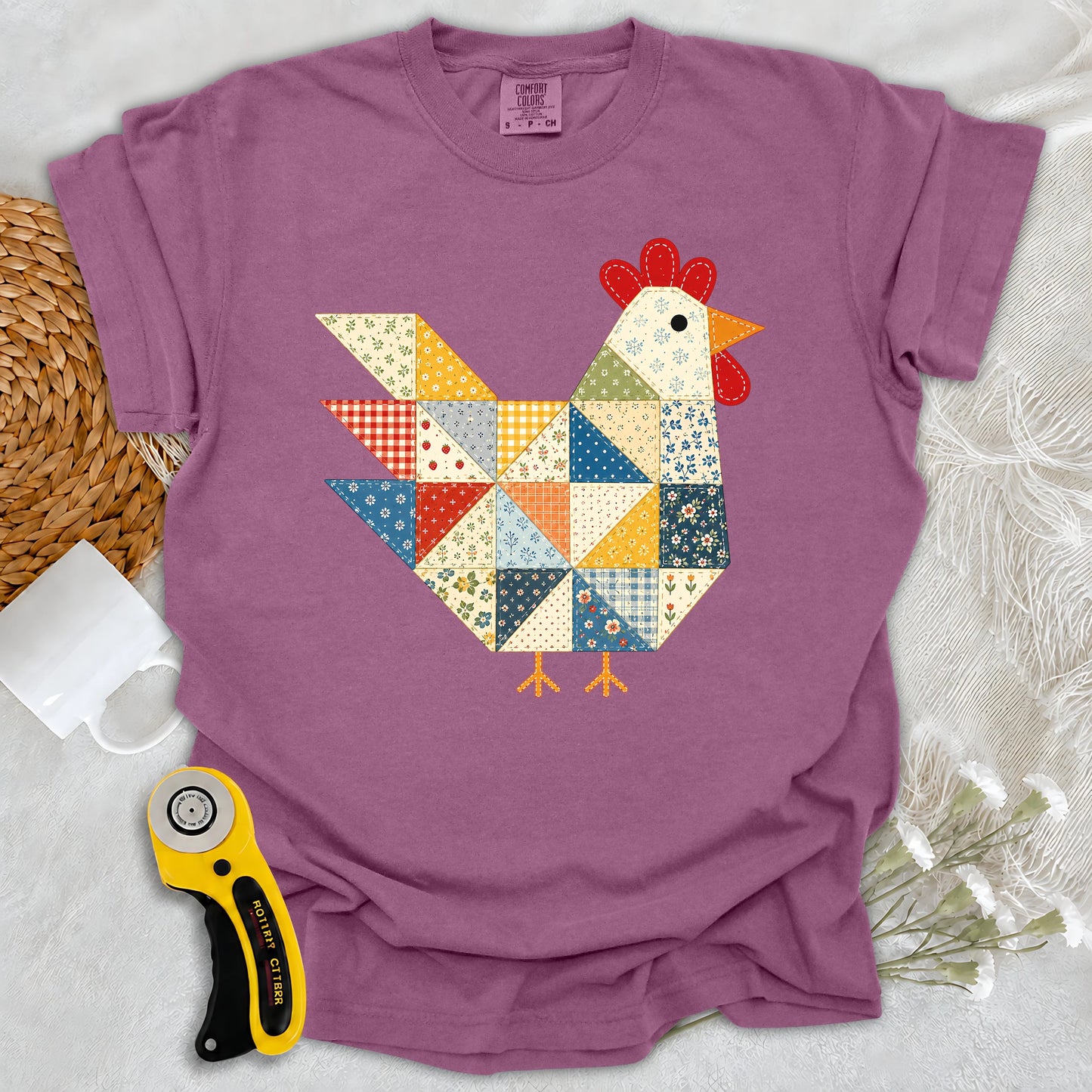 Comfort Colors The Patchwork Hen T-shirt