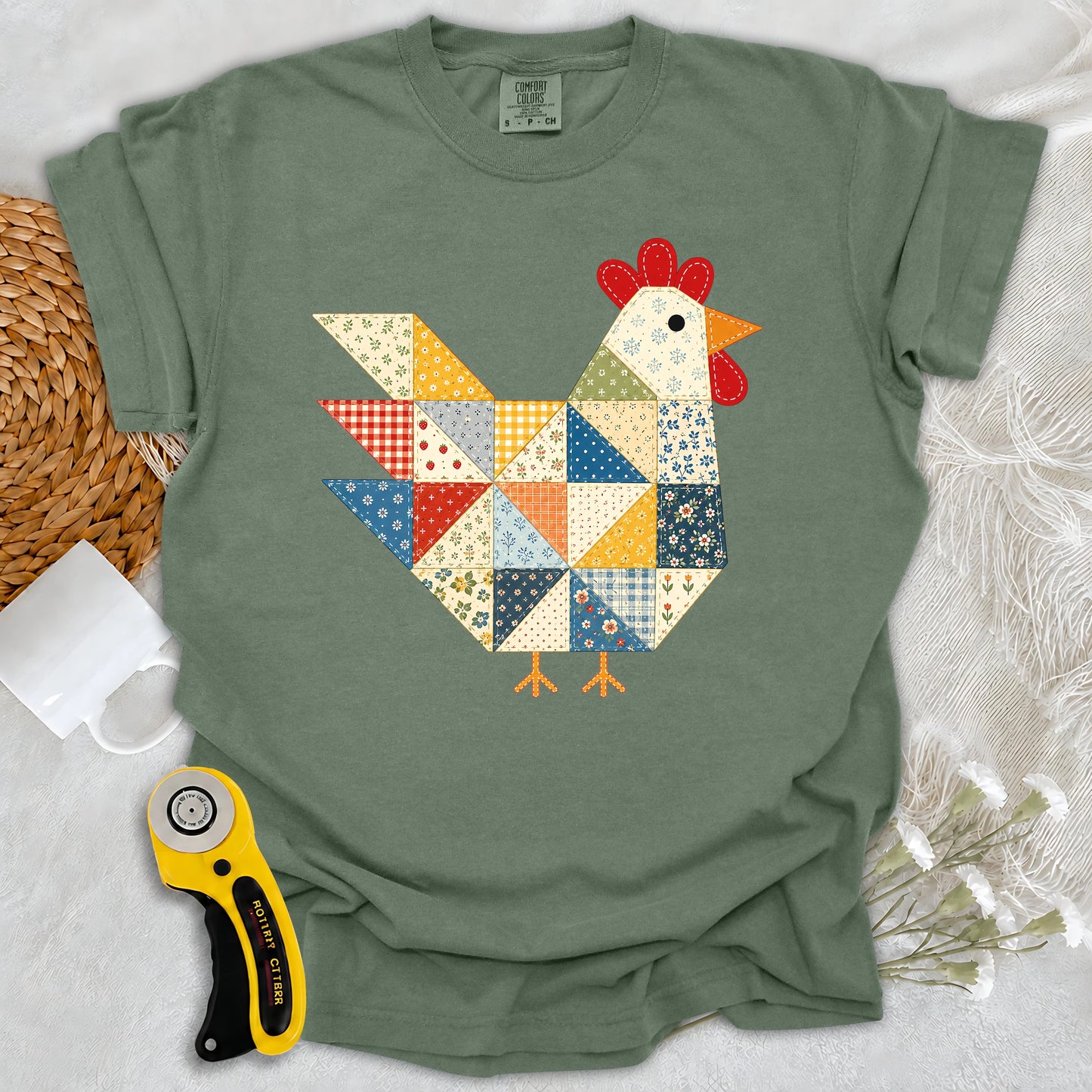 Comfort Colors The Patchwork Hen T-shirt