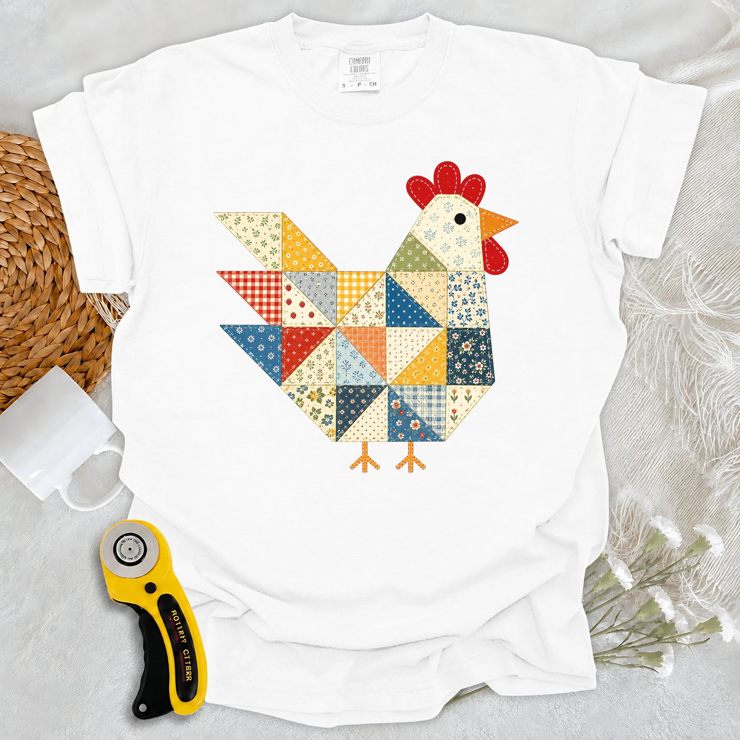 Comfort Colors The Patchwork Hen T-shirt