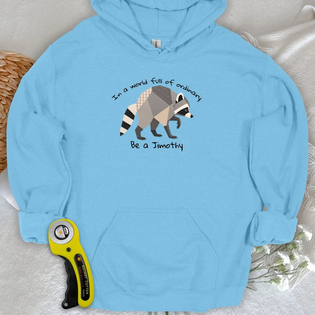 Jimothy the Quilted Raccoon Hoodie