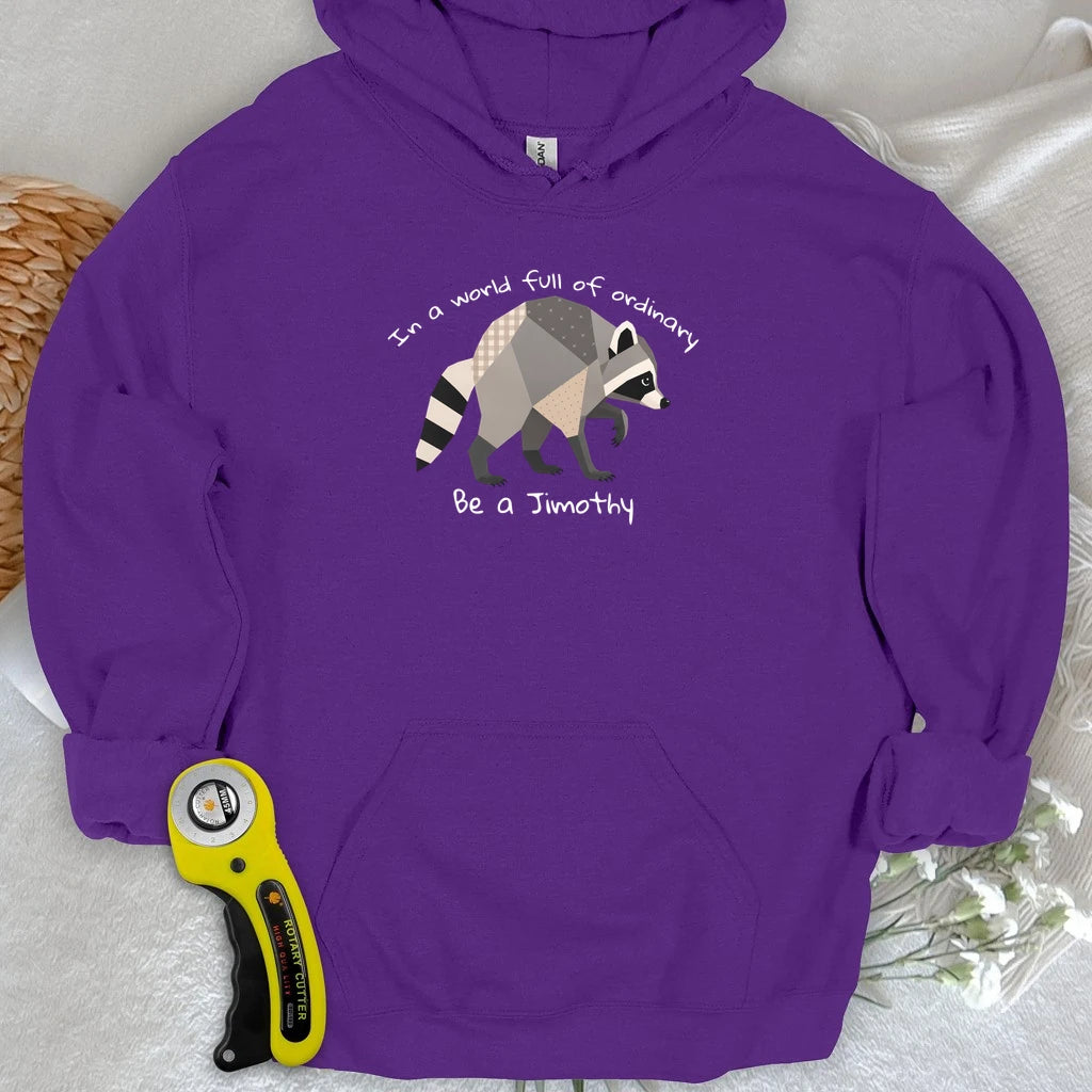 Jimothy the Quilted Raccoon Hoodie