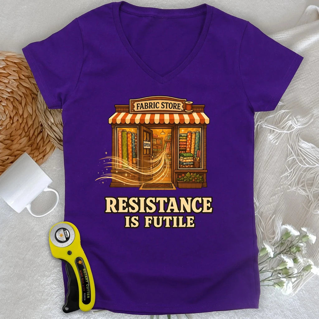 Fabric Temptation Lady V-neck
