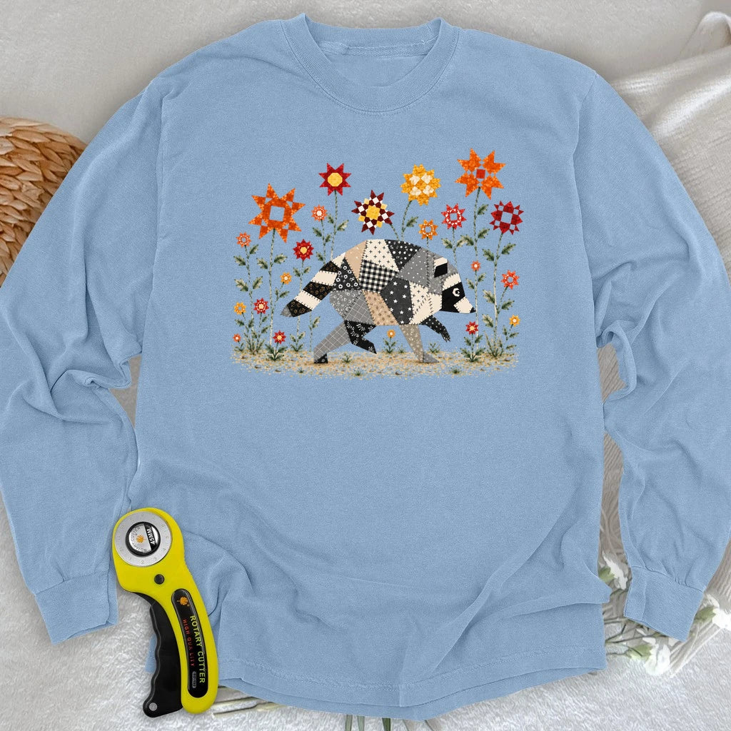 Jimothy Patchwork Bloom Long Sleeve T-shirt