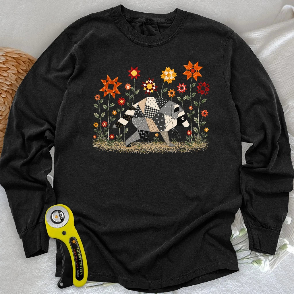 Jimothy Patchwork Bloom Long Sleeve T-shirt