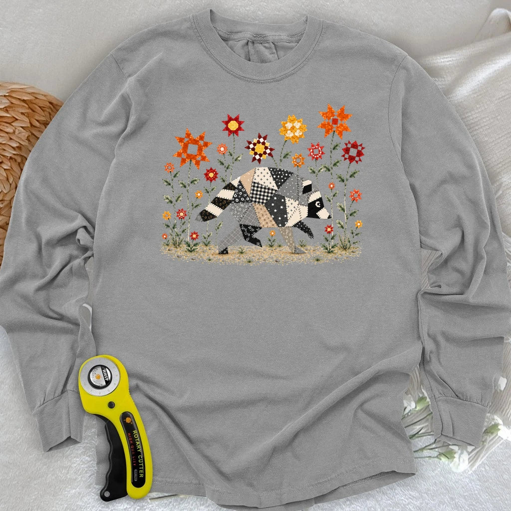 Jimothy Patchwork Bloom Long Sleeve T-shirt