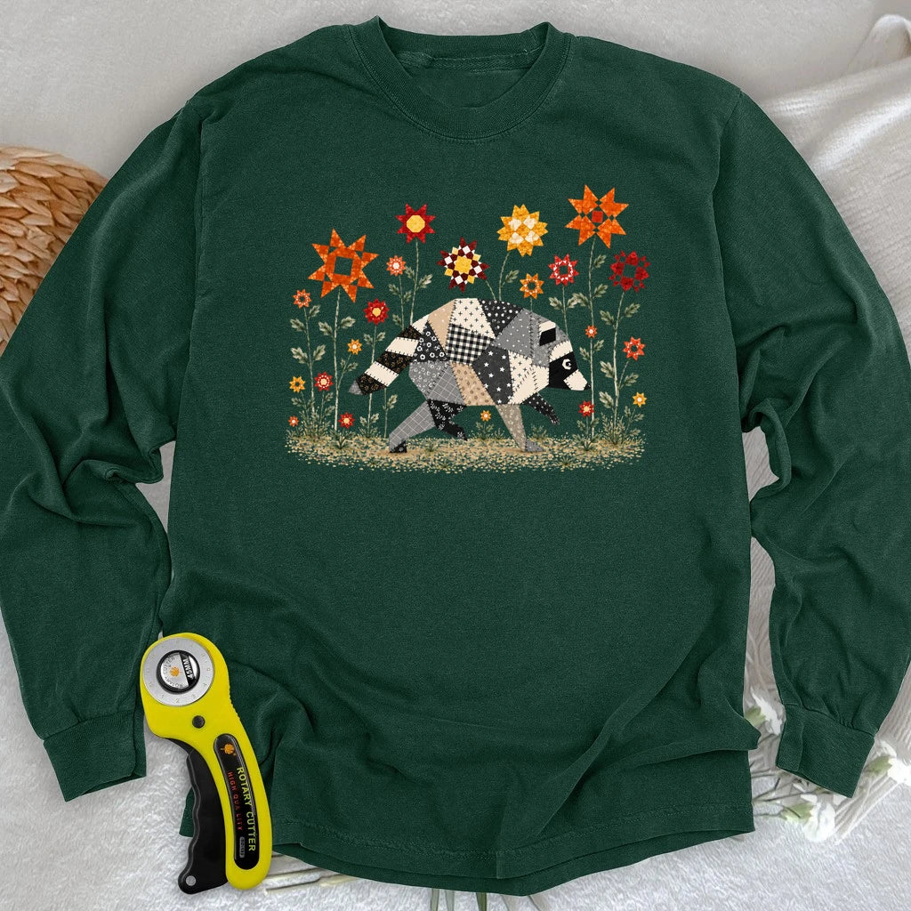 Jimothy Patchwork Bloom Long Sleeve T-shirt