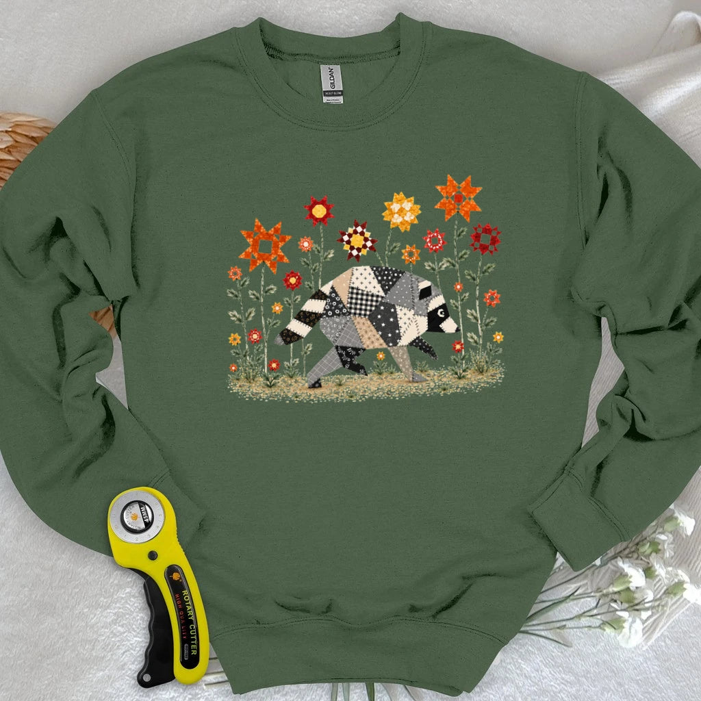 Jimothy Patchwork Bloom Sweatshirt
