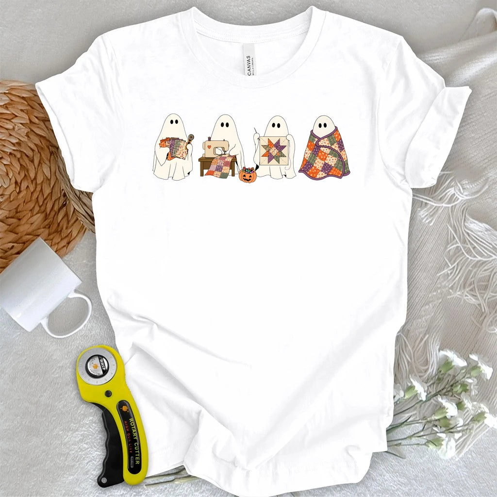 Ghostly Quilt Club T-shirt