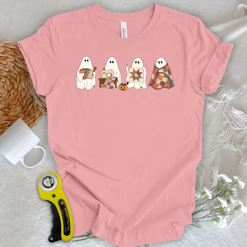 Ghostly Quilt Club T-shirt