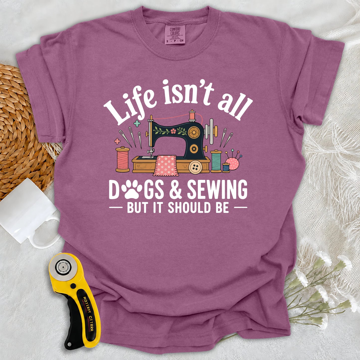 Comfort Colors Dogs & Sewing T-shirt