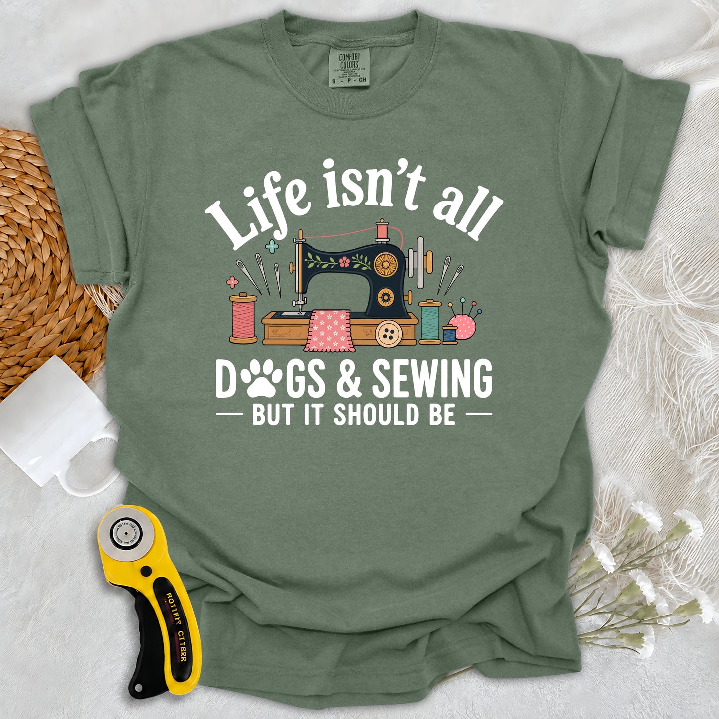 Comfort Colors Dogs & Sewing T-shirt