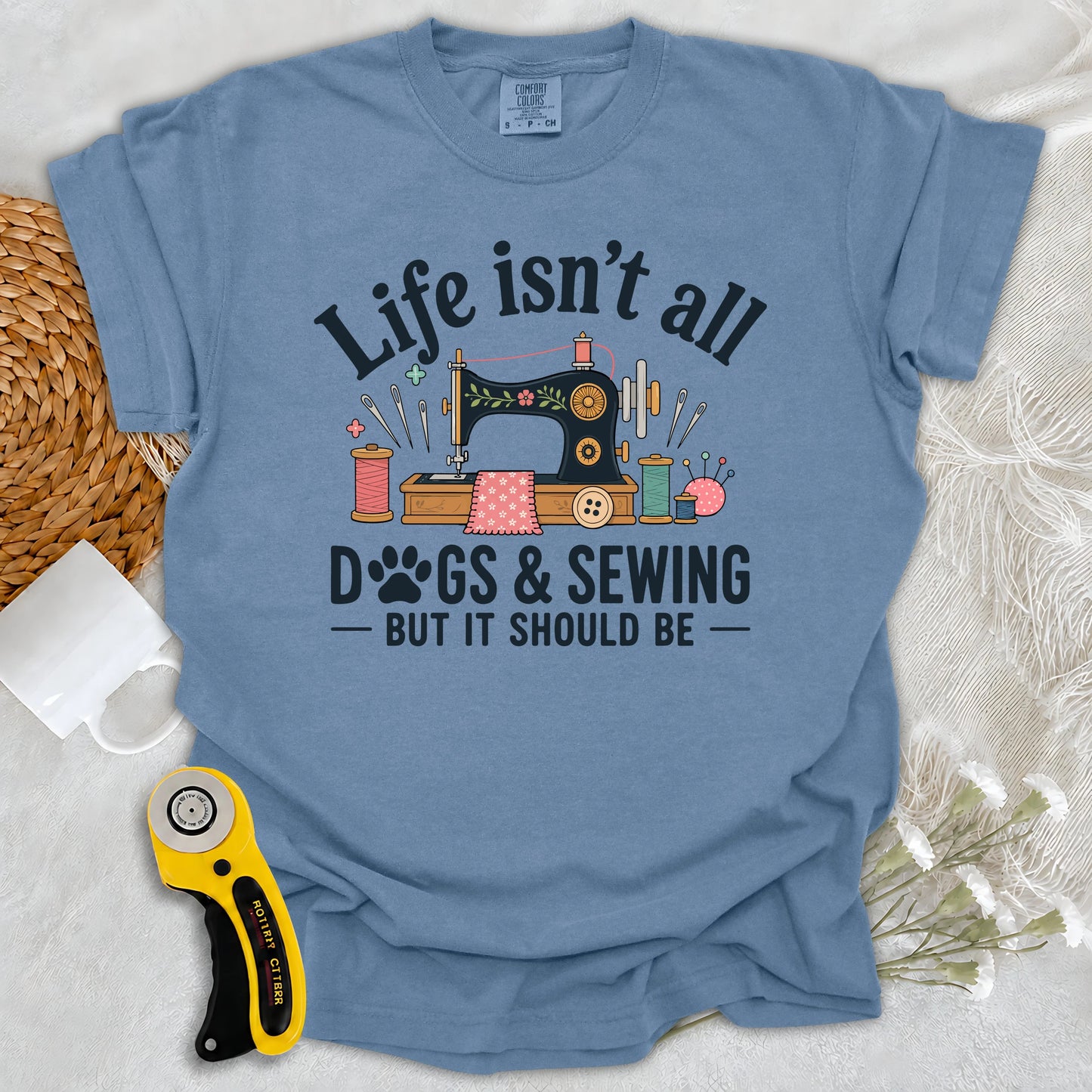 Comfort Colors Dogs & Sewing T-shirt