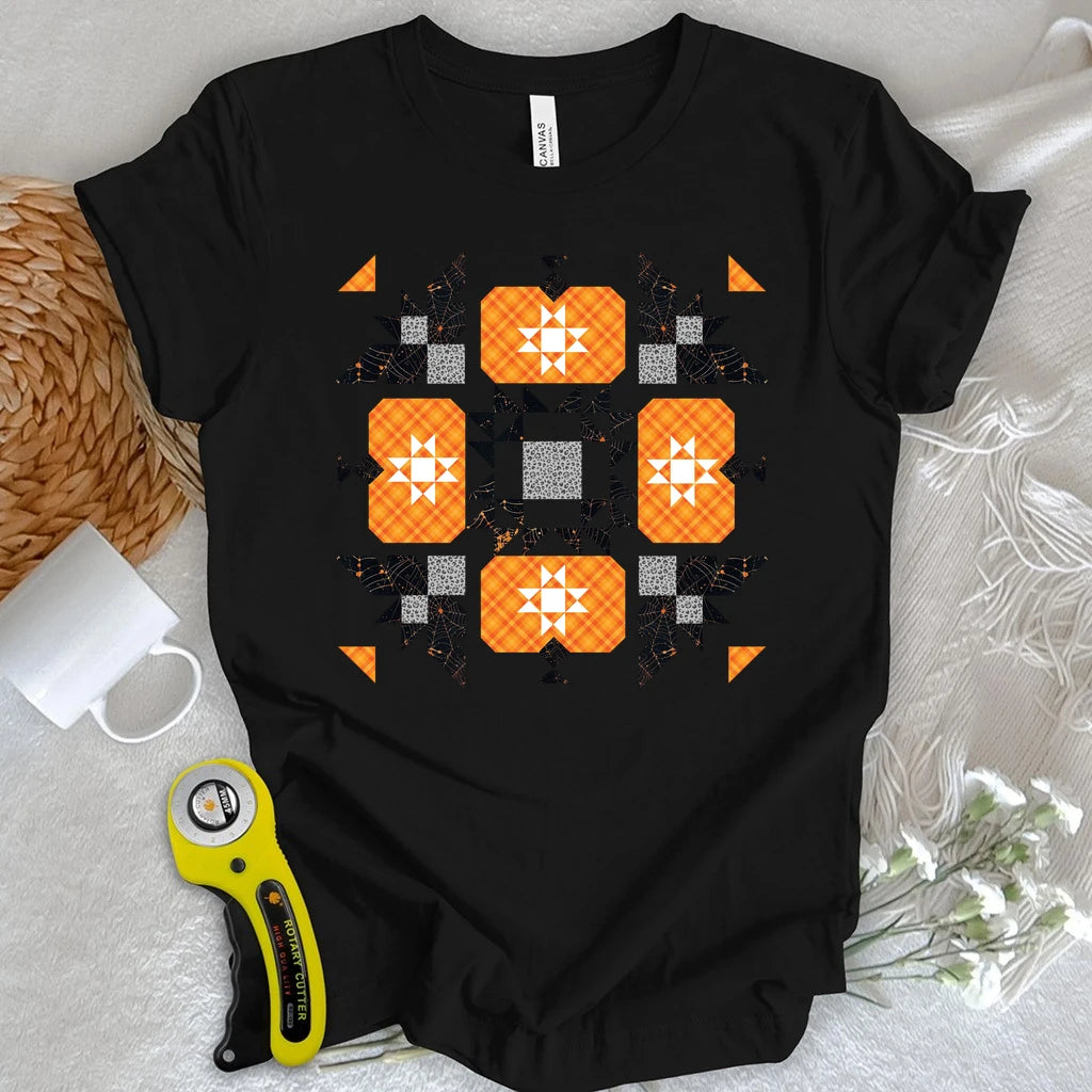 Halloween Patchwork Quilt T-shirt