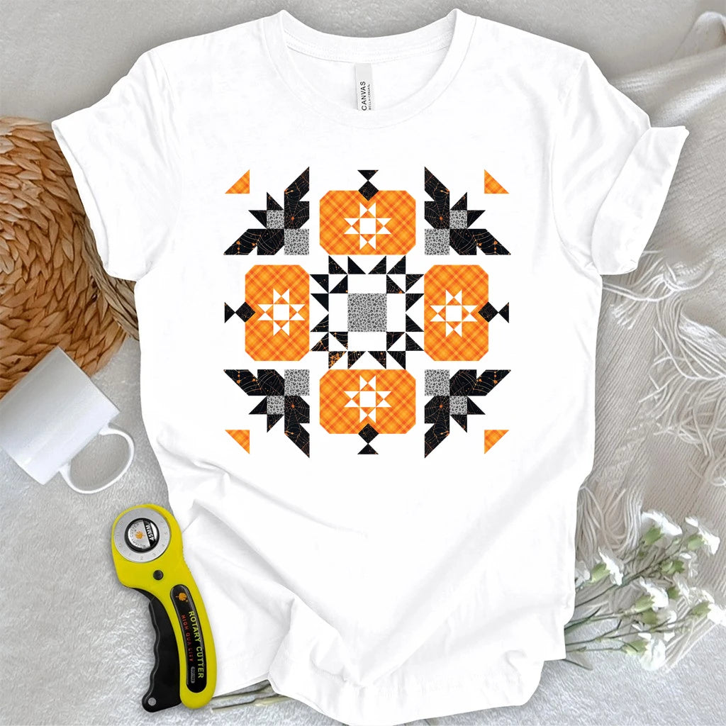 Halloween Patchwork Quilt T-shirt