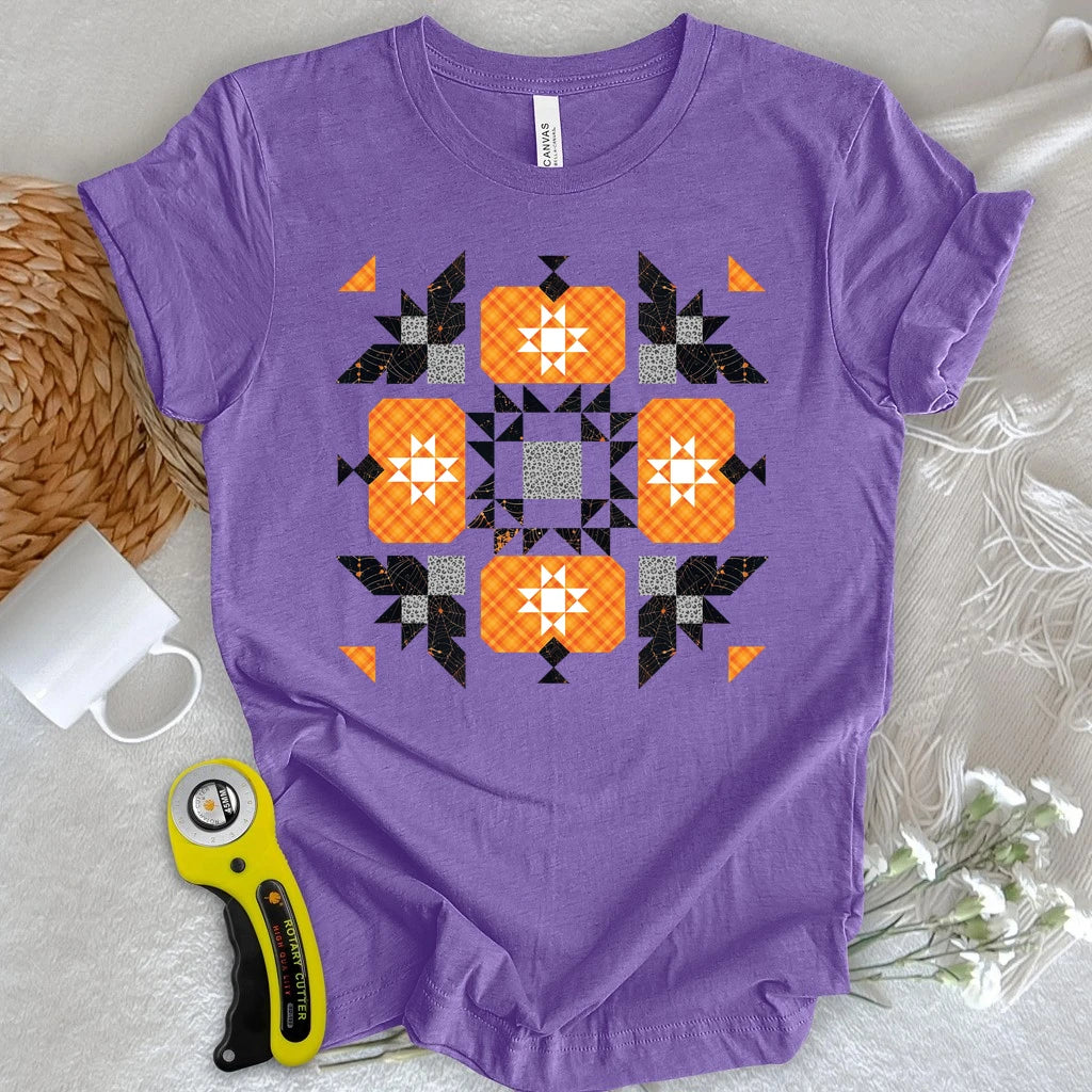 Halloween Patchwork Quilt T-shirt