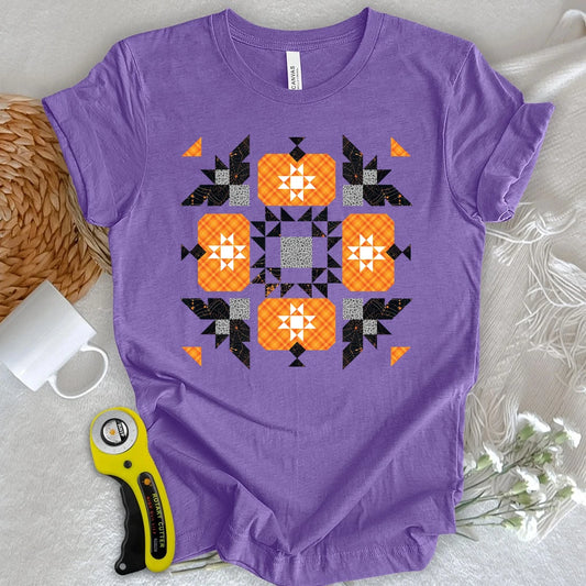 Halloween Patchwork Quilt T-shirt